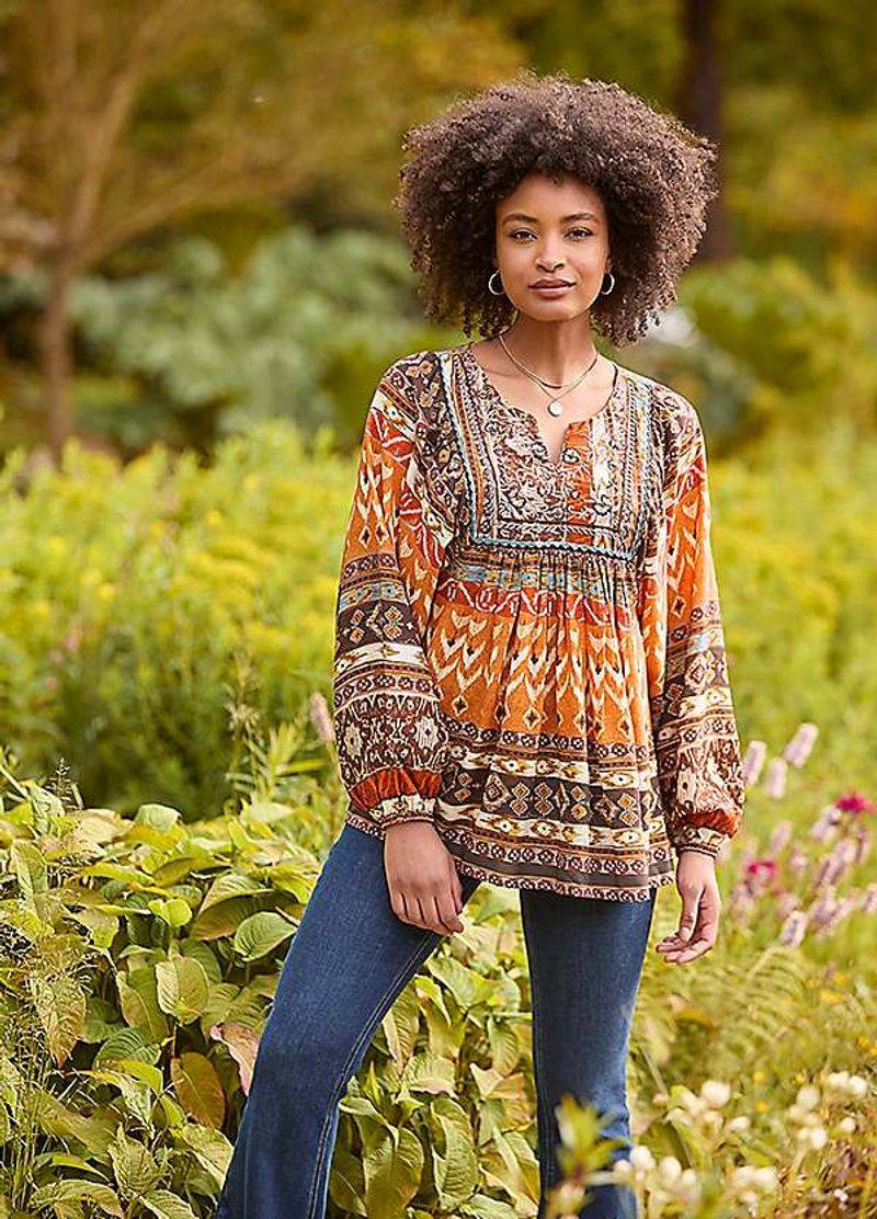Balloon-Sleeve Bohemian Beauties