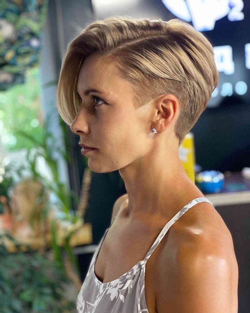 Sleek Bob with Undercut