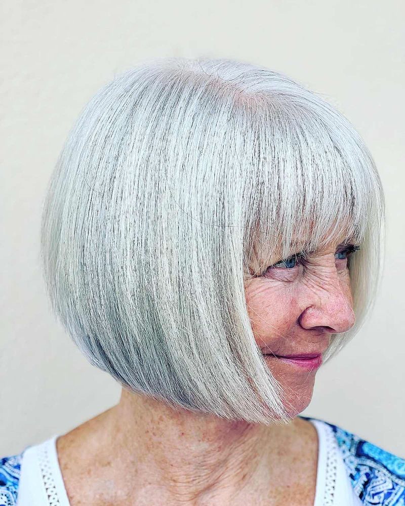 Graduated Bob with Fringe
