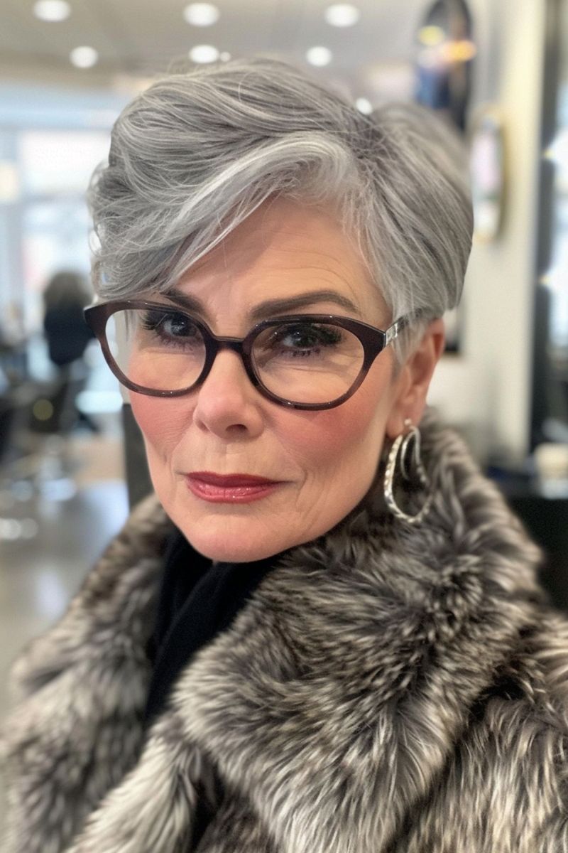 Sculpted Short Cut with Height