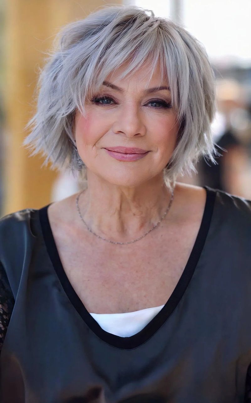Choppy Chin-Length Bob