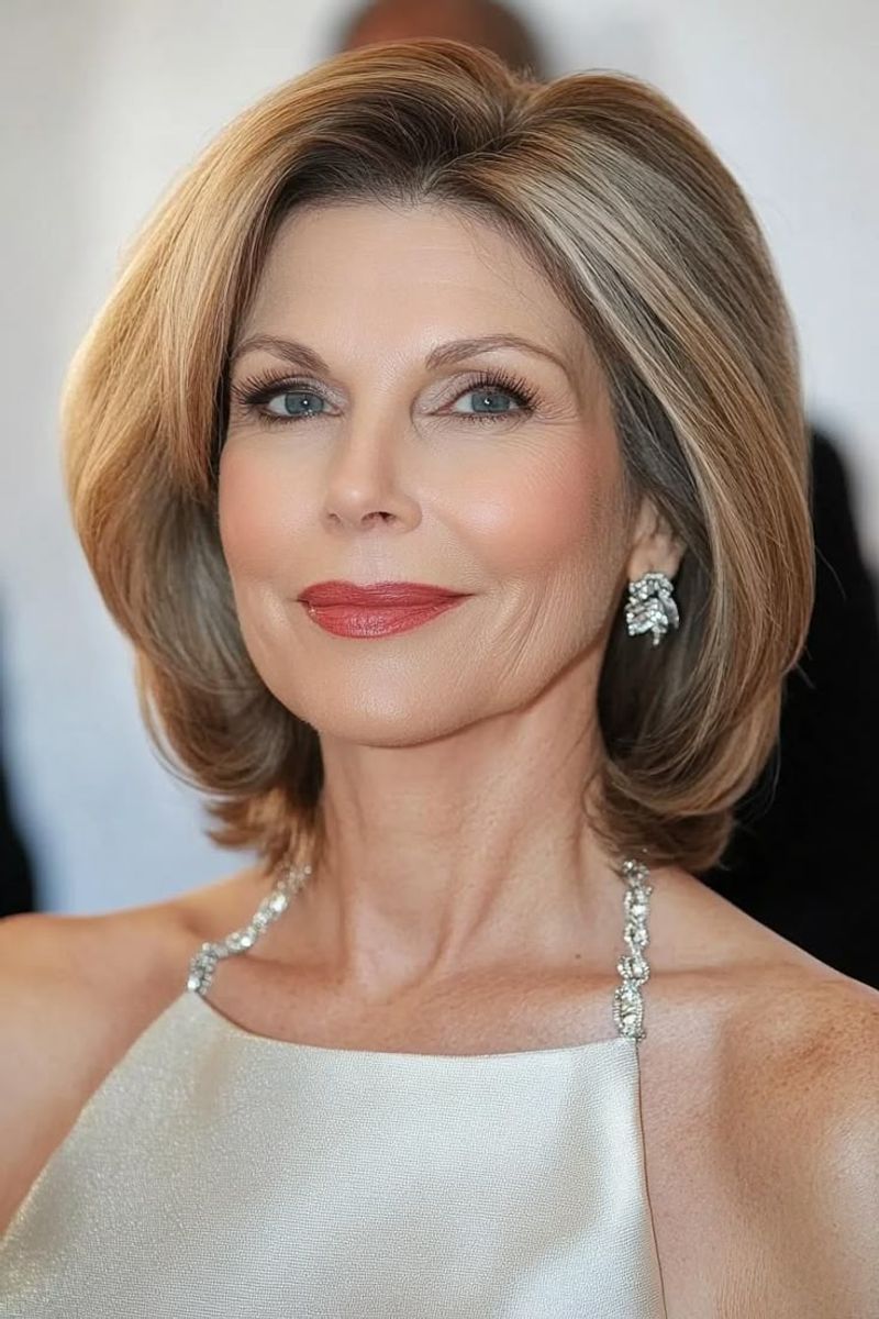 Side Part sophistiquée