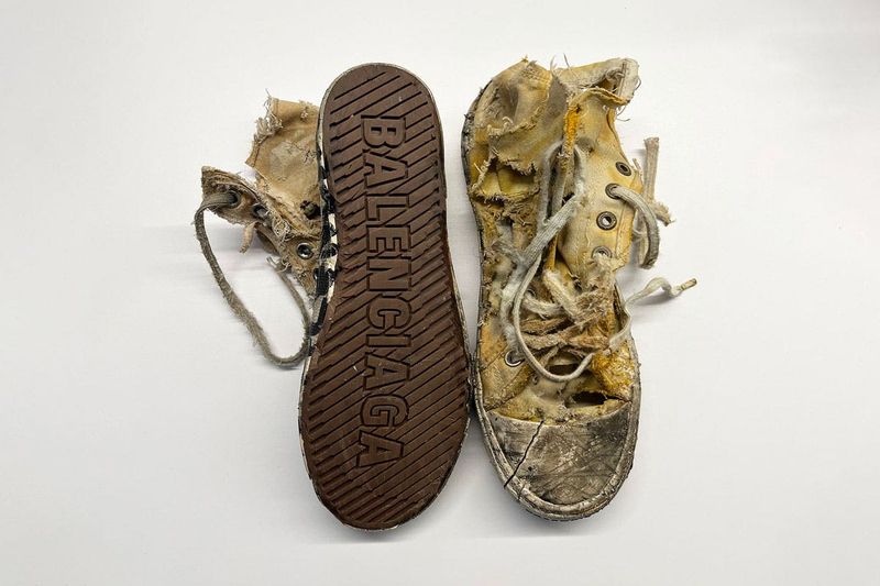 Overly Distressed Sneakers