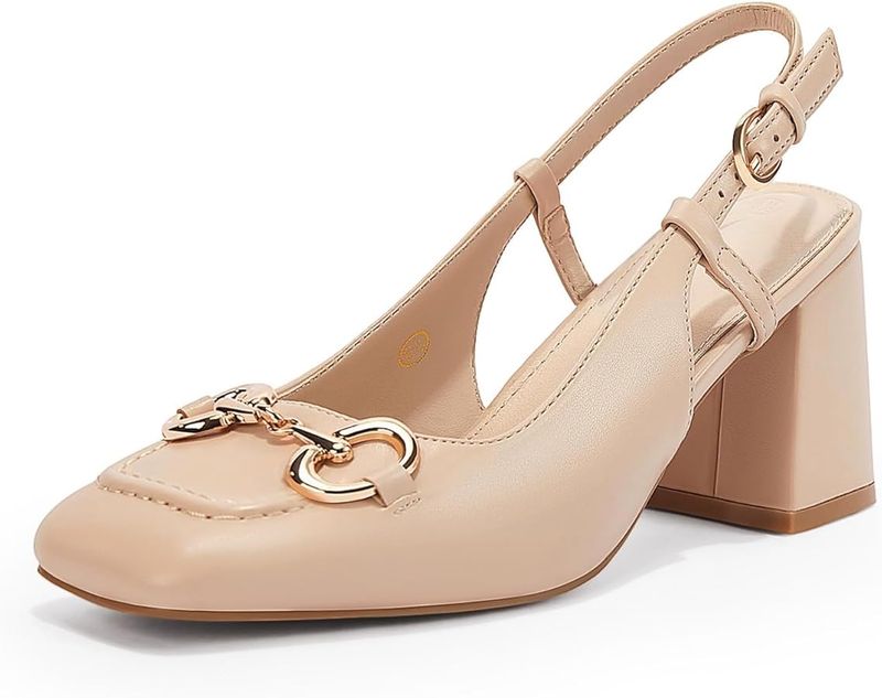 Block Heel Slingbacks