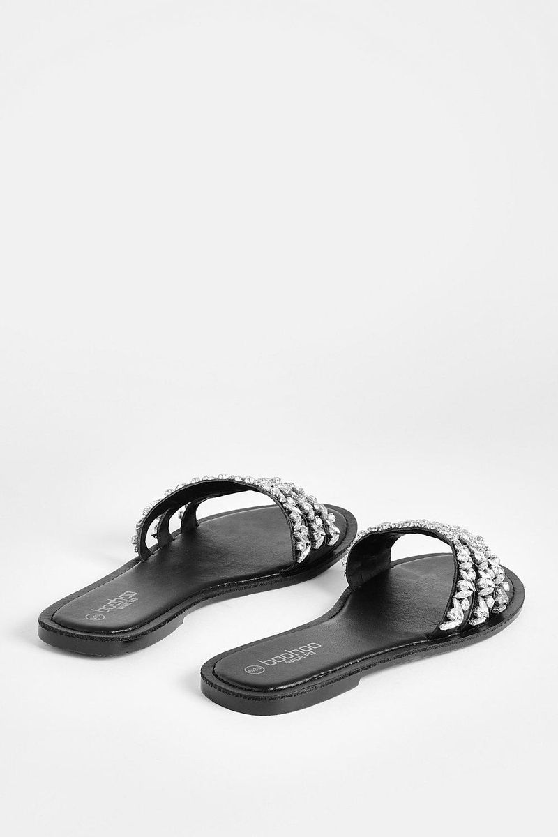 Embellished Flat Sandals