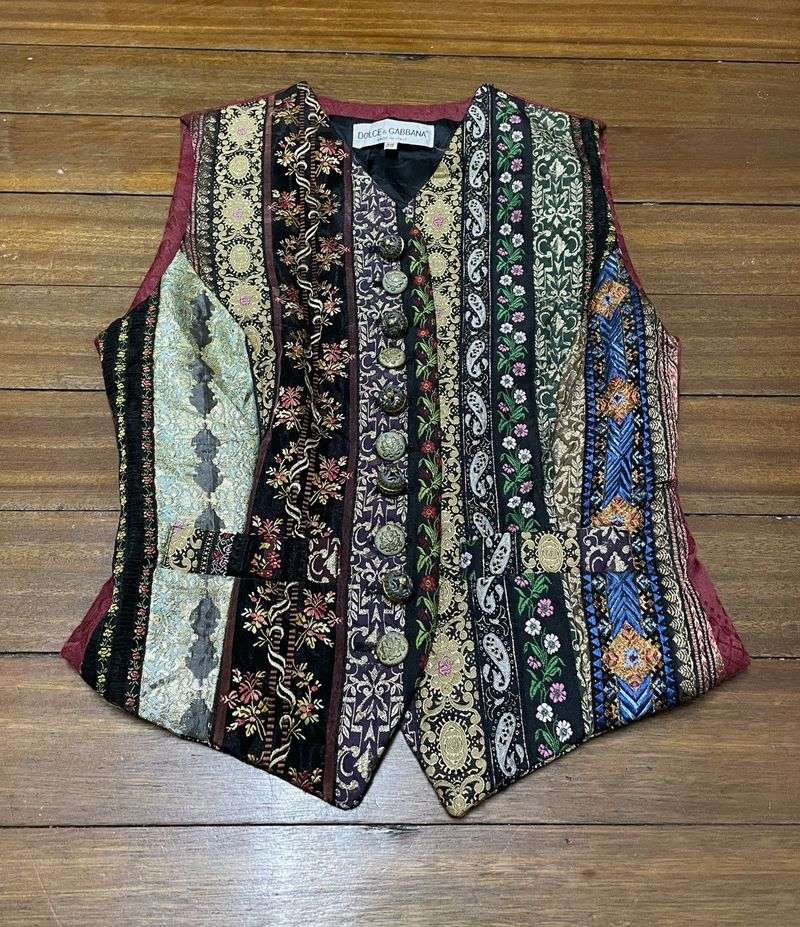 Vintage Brocade Vest