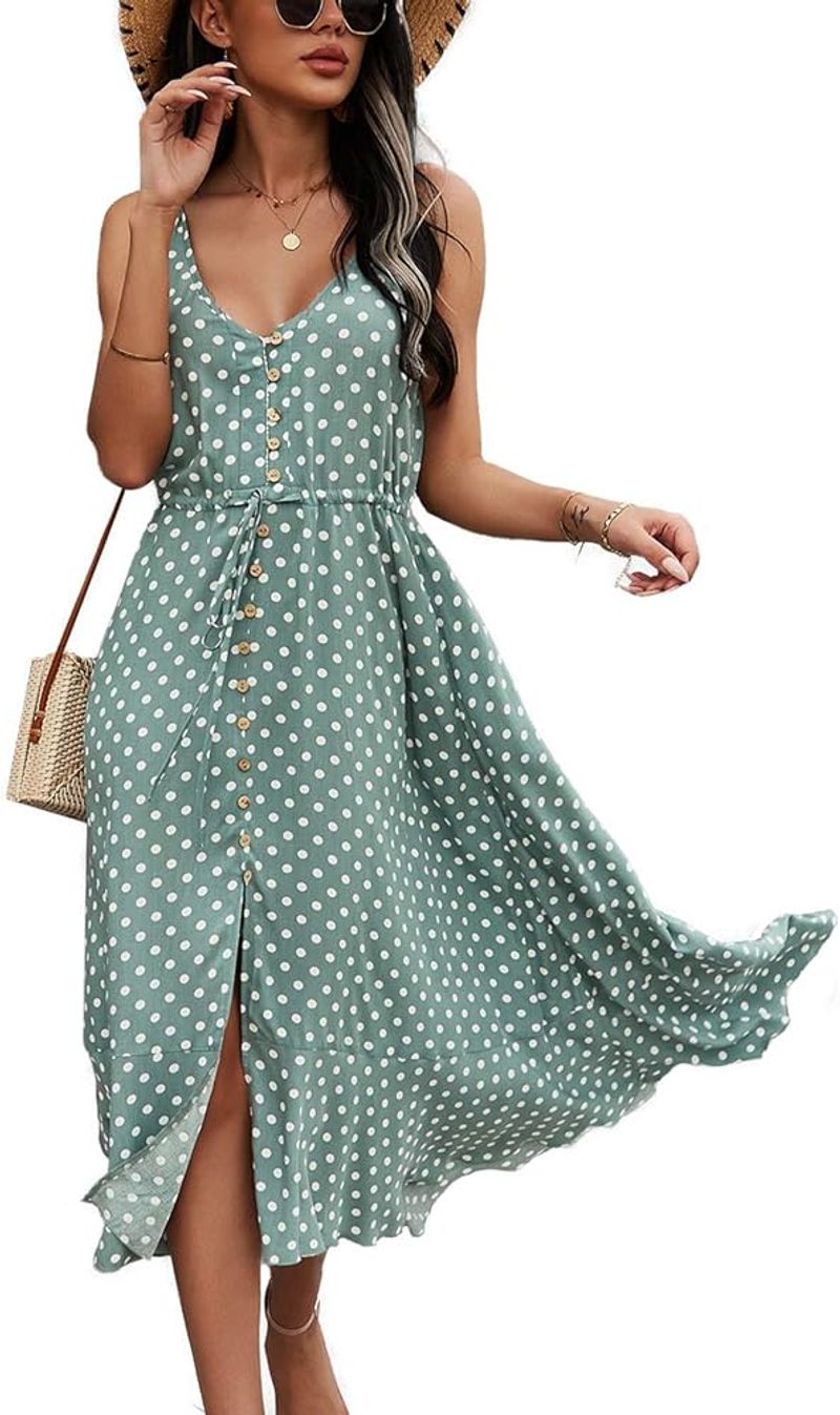 Whimsical Polka Dot Sundress