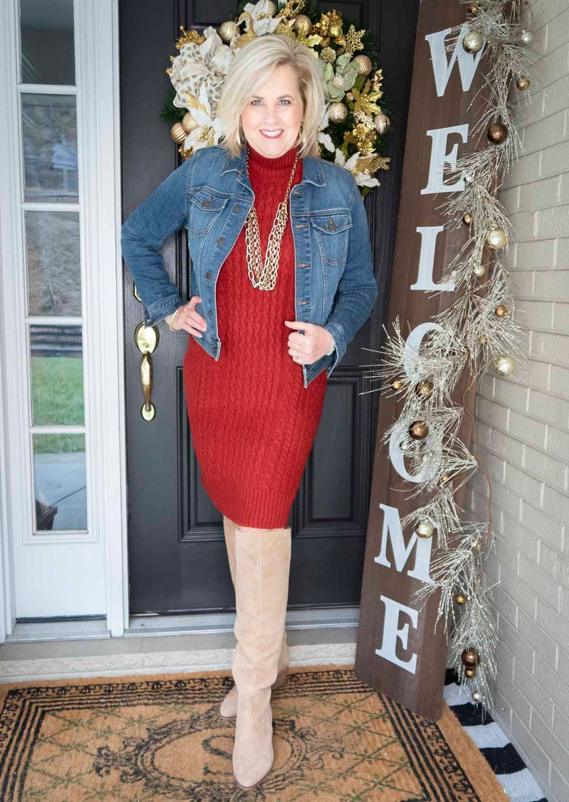 Knit Sweater Dress