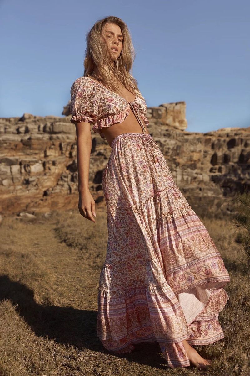 Bohemian Maxi Skirt
