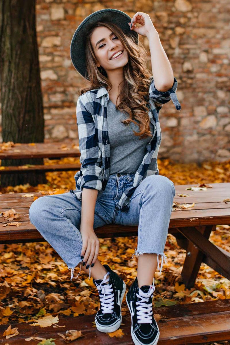 Denim and Plaid Flannel