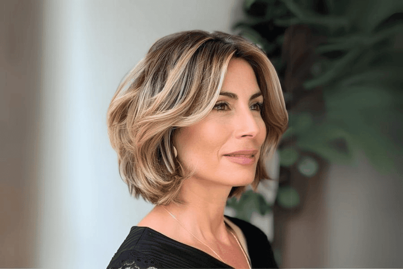 Forever Young: Tousled Bob with Invisible Layers