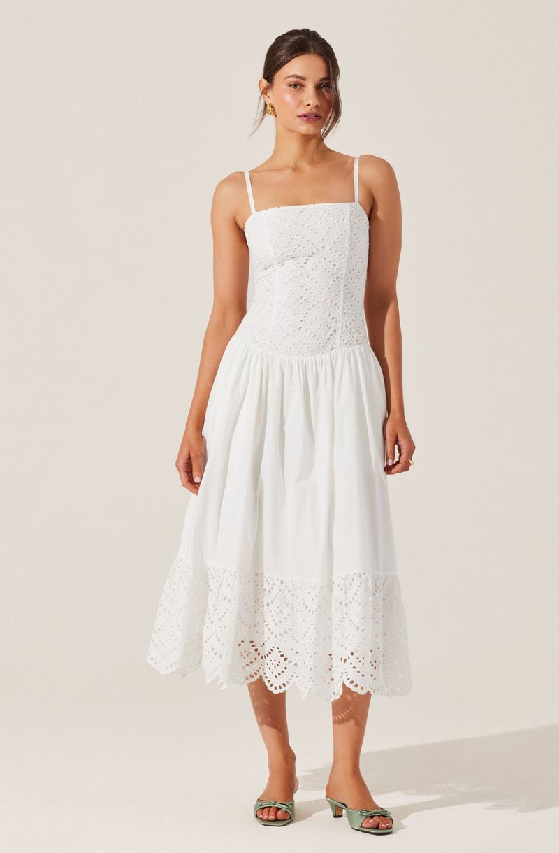 White Eyelet Sundress