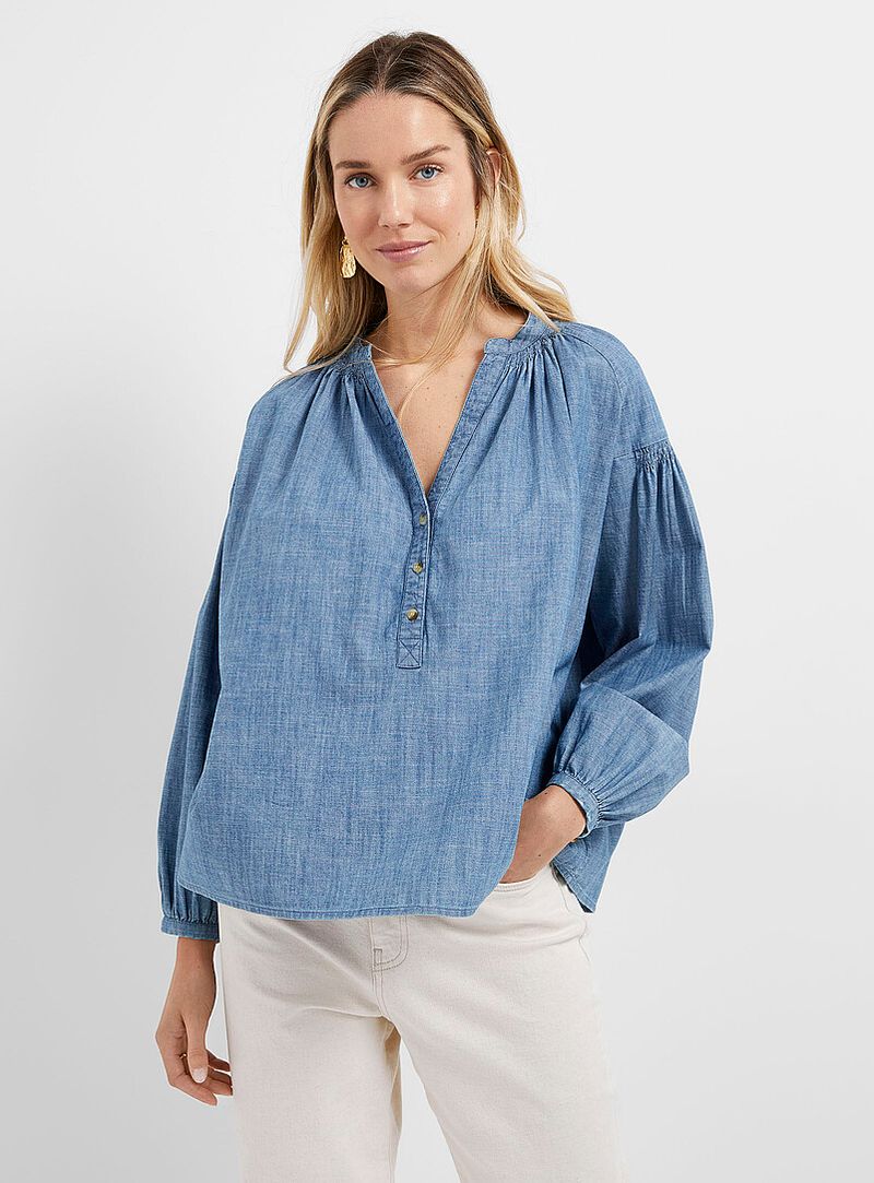 Nordic Blue Chambray Tunic