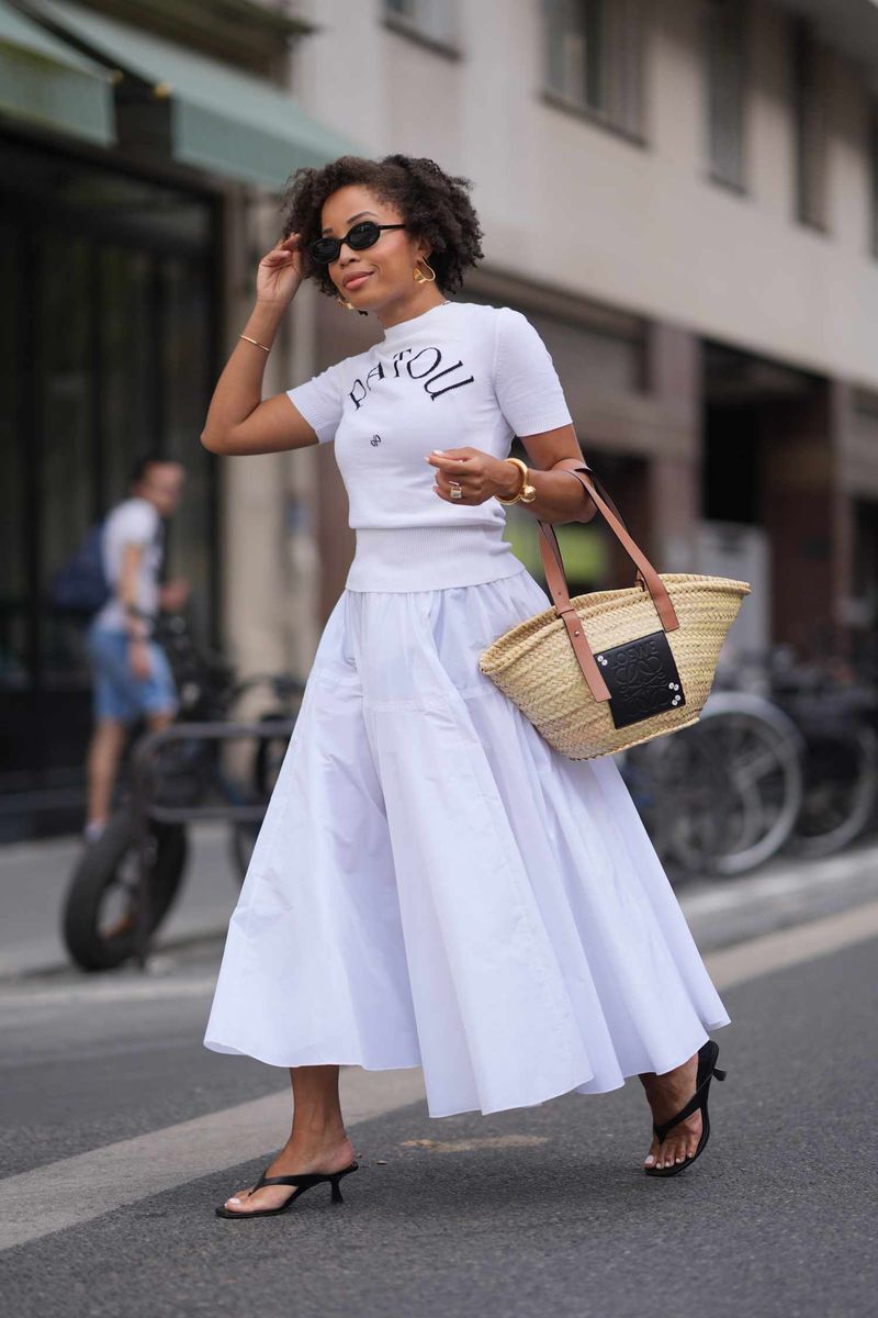 Tiered Maxi Skirt & Structured Top