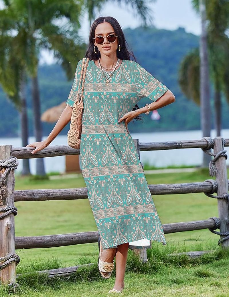 Tropical Print Vacation Mood