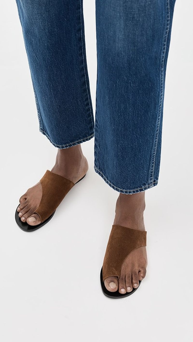 ATP Atelier Rosa Cutout Leather Sandals