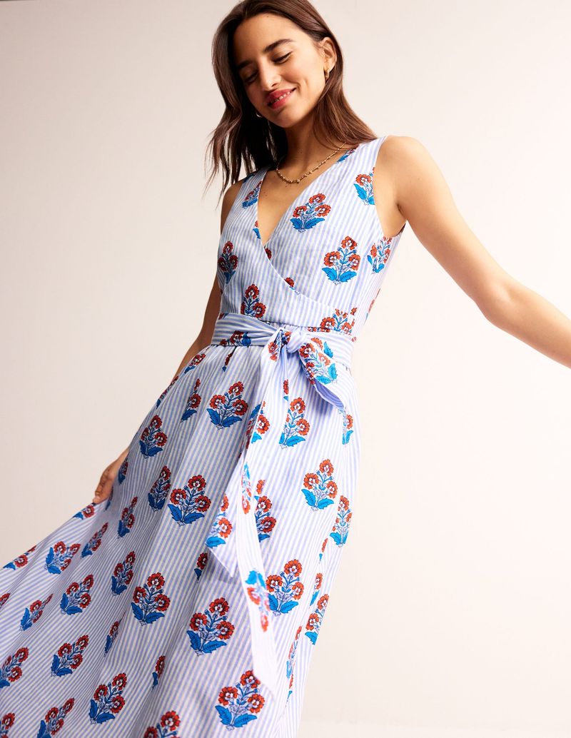 Cooling Fabric Wrap Dress