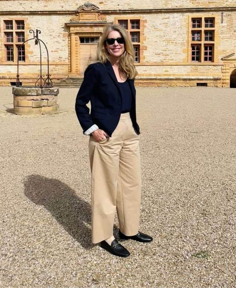 Perfectly Tailored Wide-Leg Pants