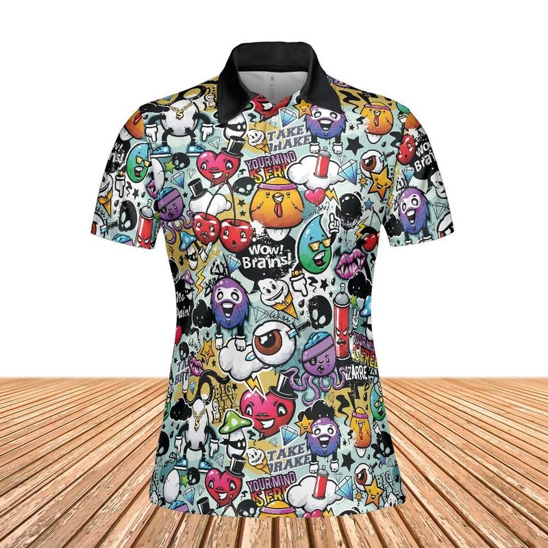 Graphic Print Polo