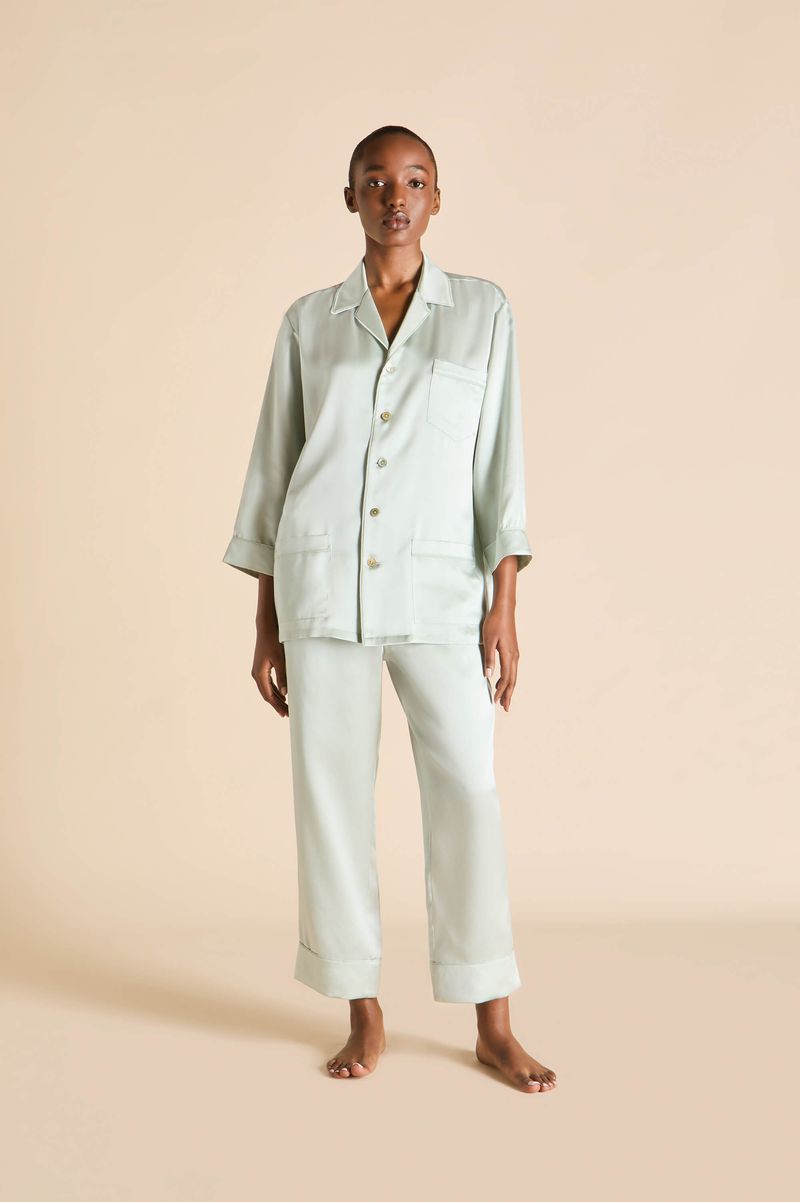 Mandarin Collar Pajama Shirt