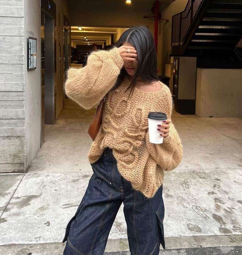 Slouchy Sweaters Speak Volumes