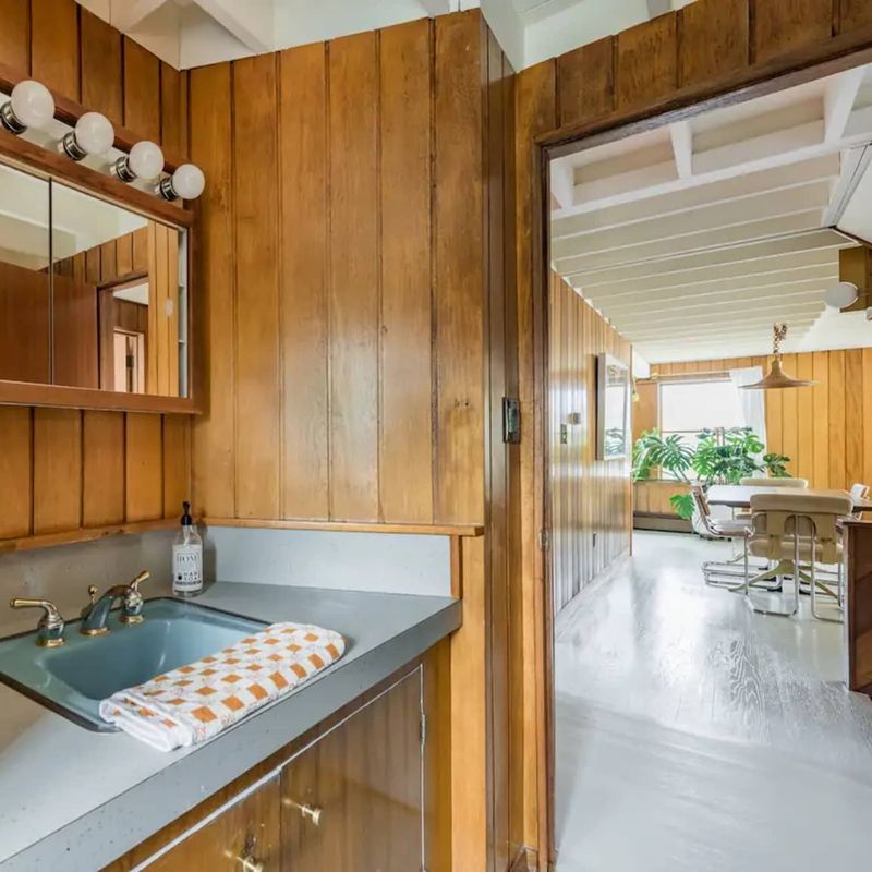 Faux Wood Paneling