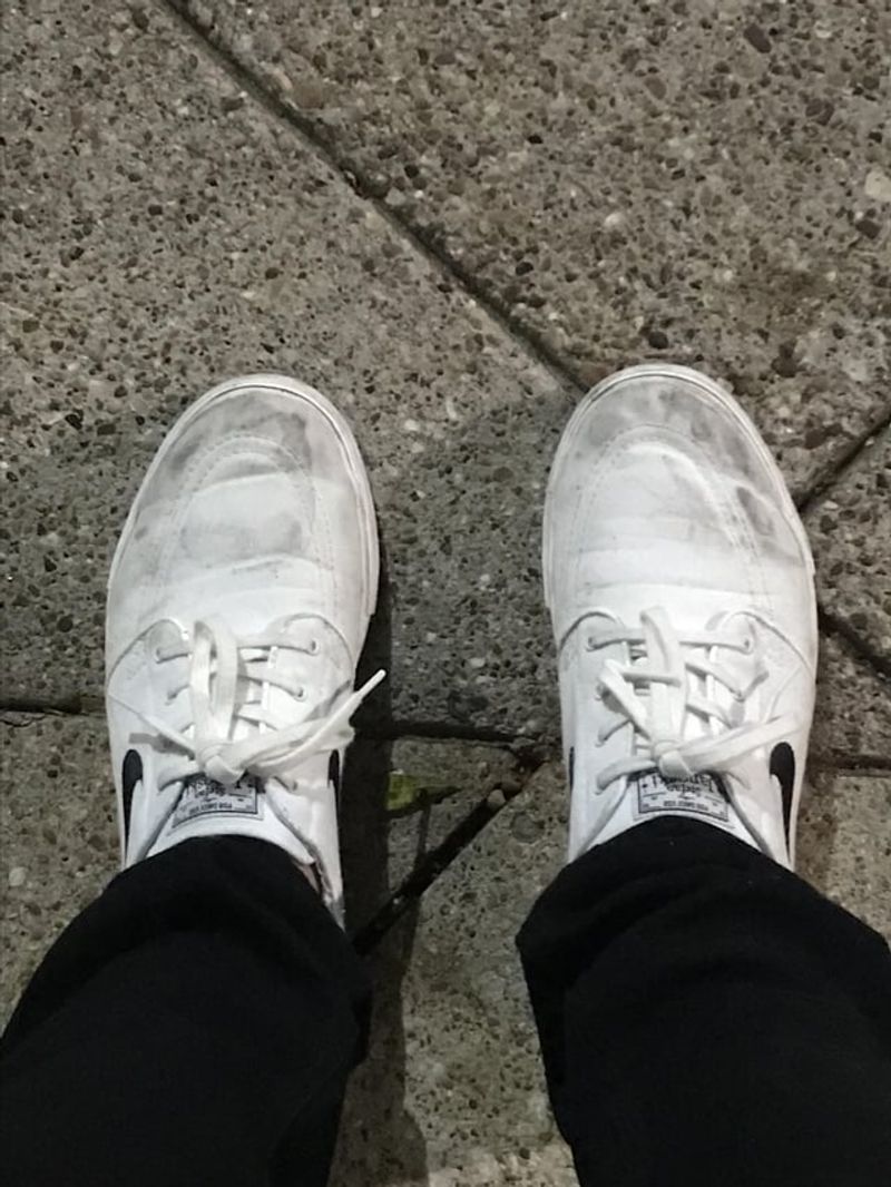 Scuffed Shoes Tell Tales