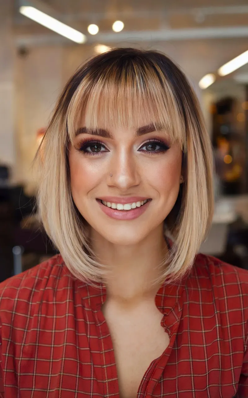 Graduated Bob with Full Fringe