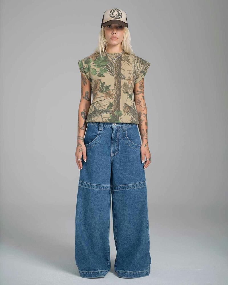 Extremely Baggy JNCO Jeans That Swallowed Feet