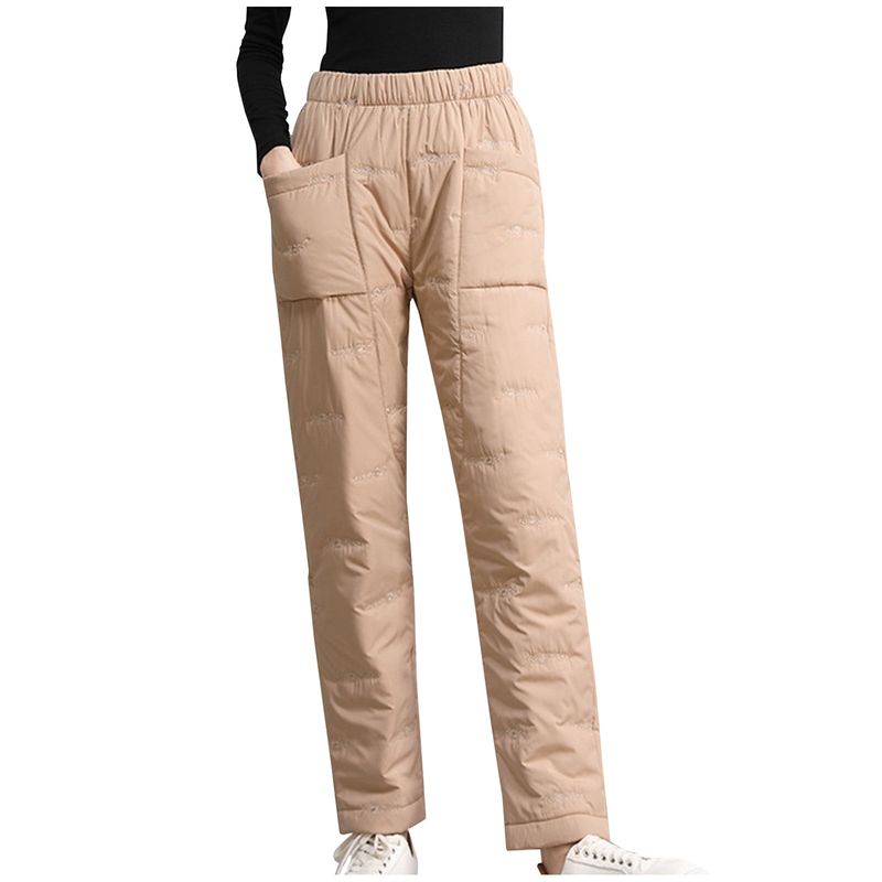 Fleece-Lined Twill Trousers