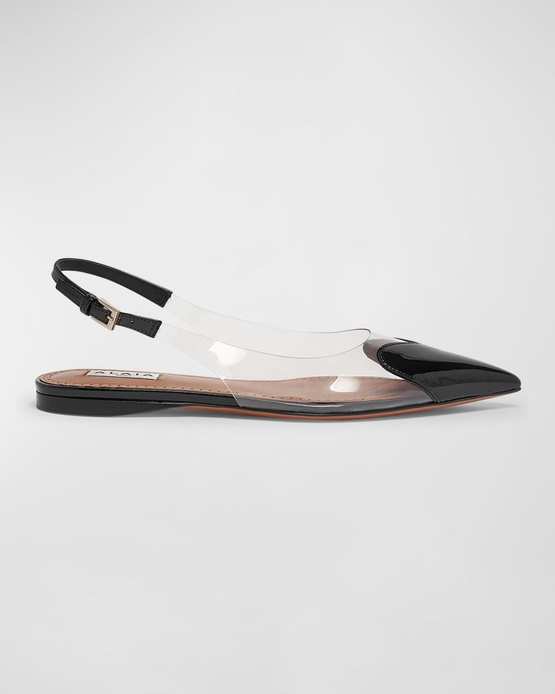 Transparent PVC With Black Trim