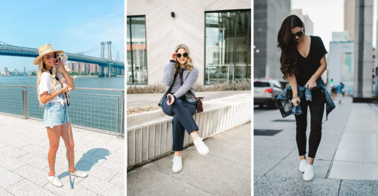 White Sneakers Go With Everything, But Especially These 15 Cool Summer Outfits