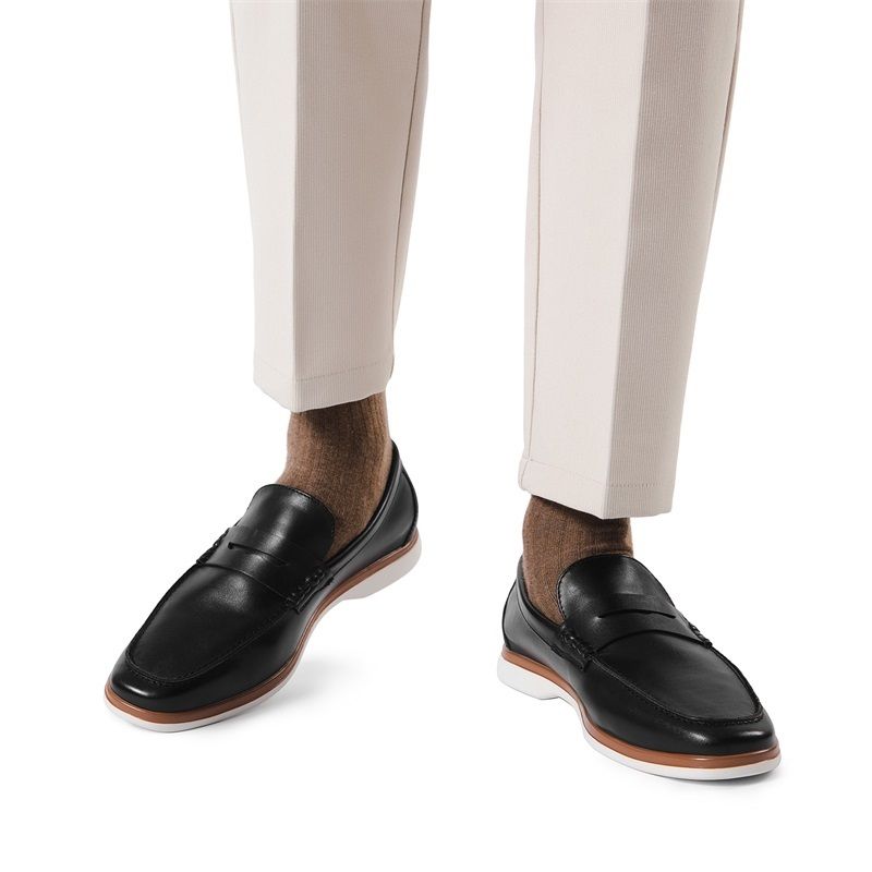 Loafers with Tailored Trousers
