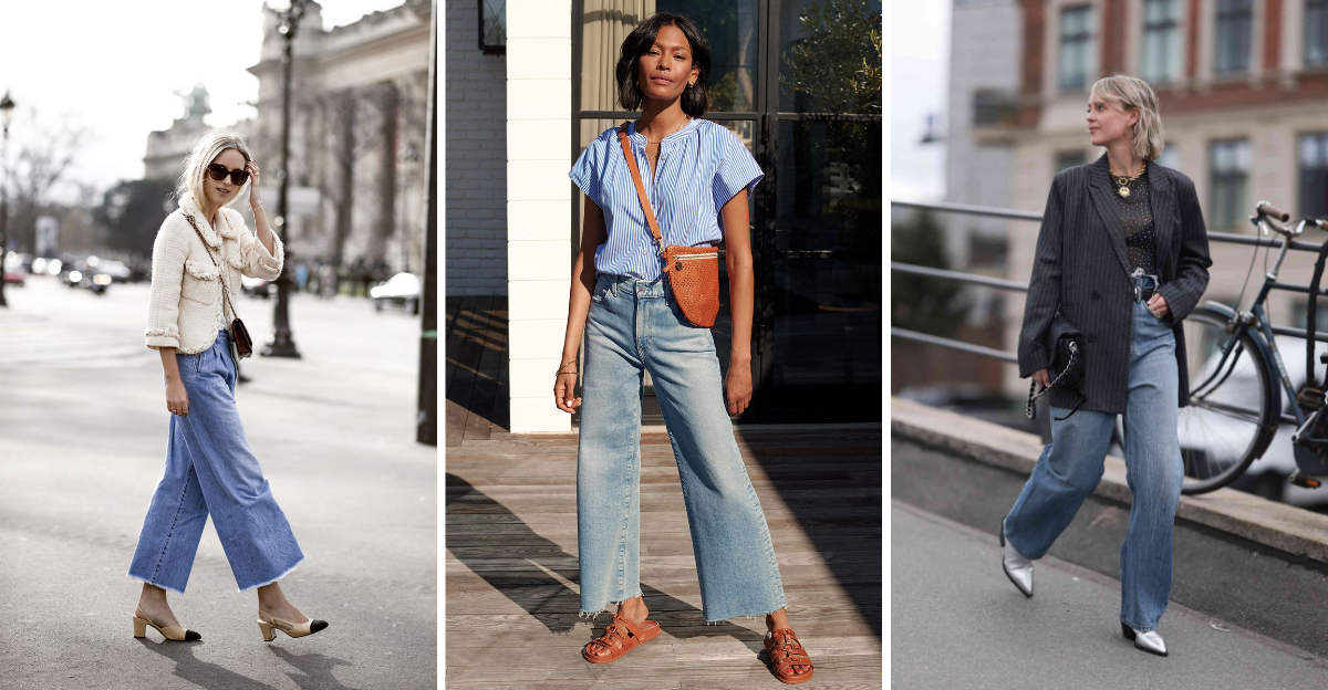 Wide-Leg Jeans Become Instantly Cooler With These 19 It-Girl–Approved Shoe Trends
