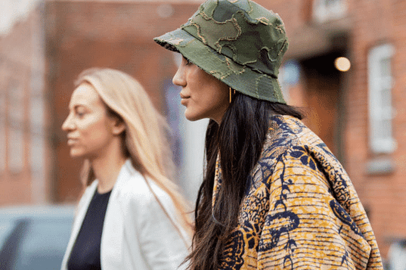 Bucket Hats Covering Ground