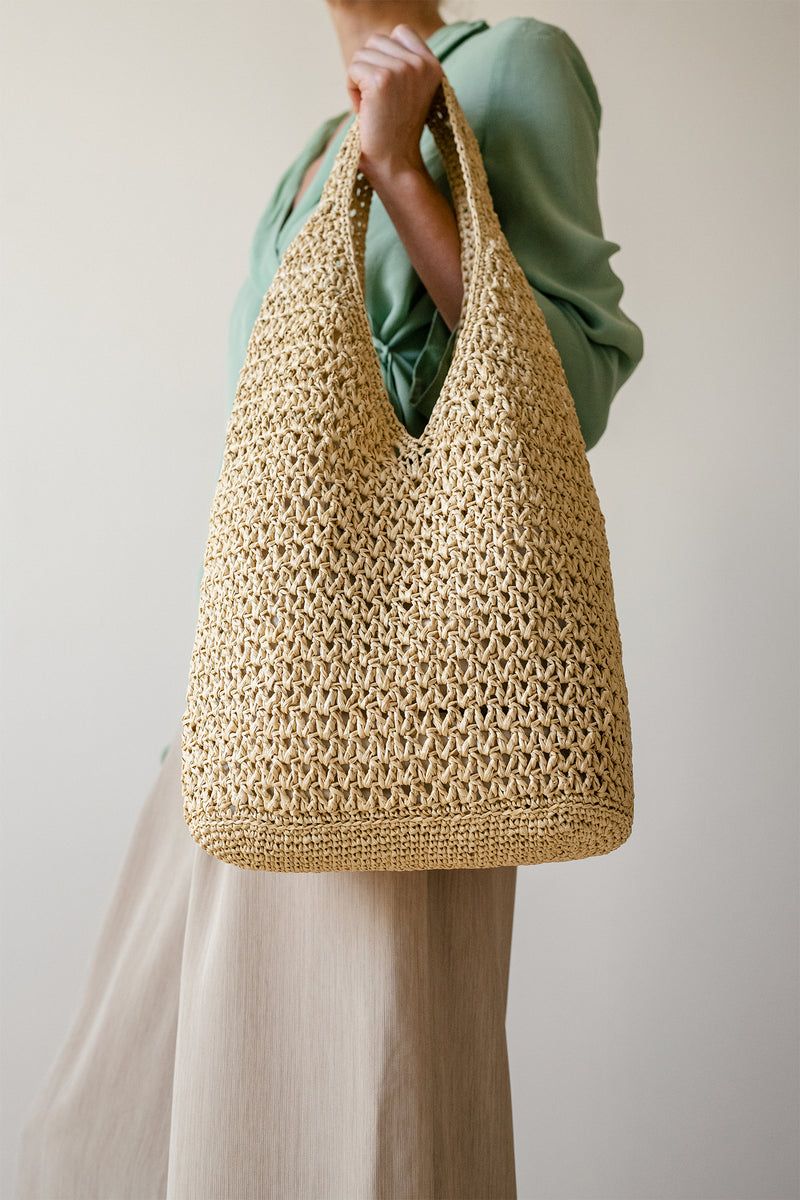 Raffia Tote Bag