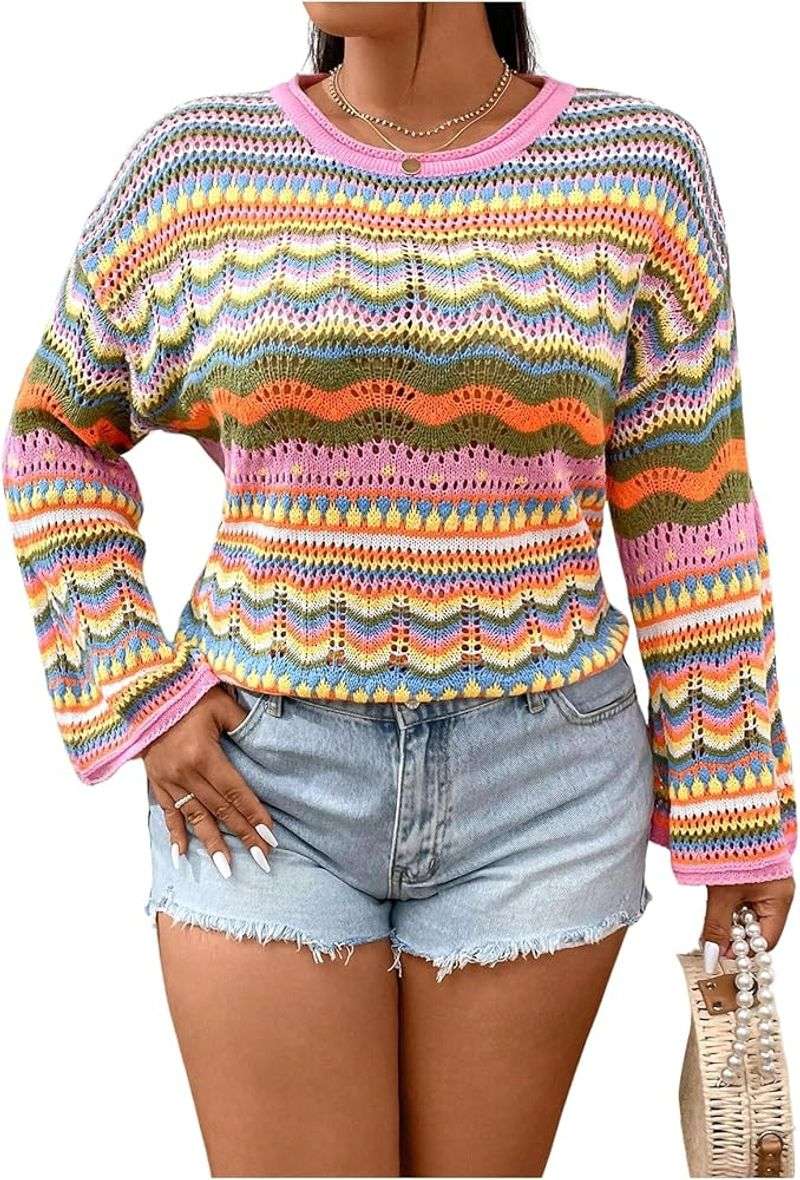Coral Reef Cowl Neck Sweater
