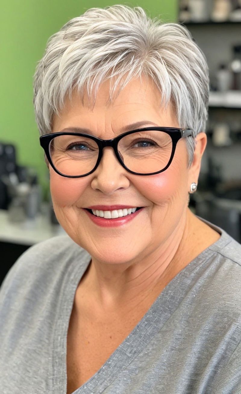 Wispy Layered Pixie