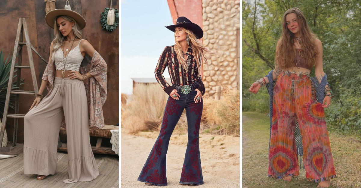 Women With Wide Hips Adore These 18 ‘Flattering’ Boho-Style Pants