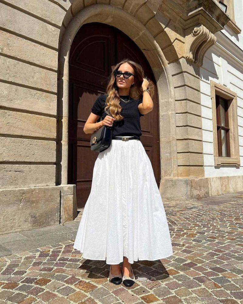 Maxi Skirts with Structure