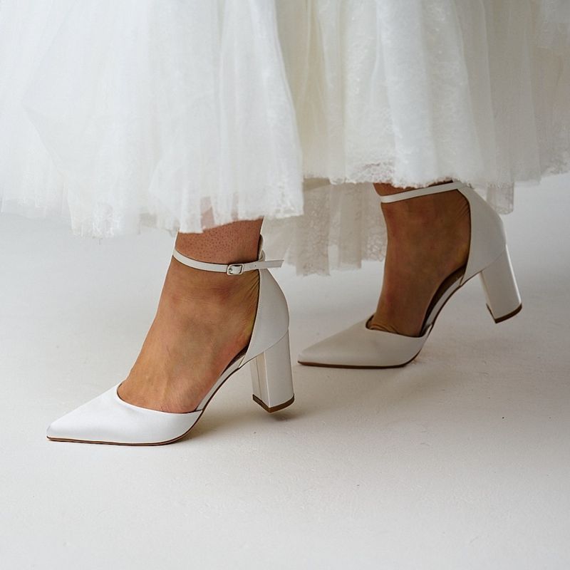 Block Heel Satin Stunners