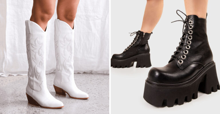 10 Boots That Pair Perfectly With A Slip Dress & 10 That Overpower The Look