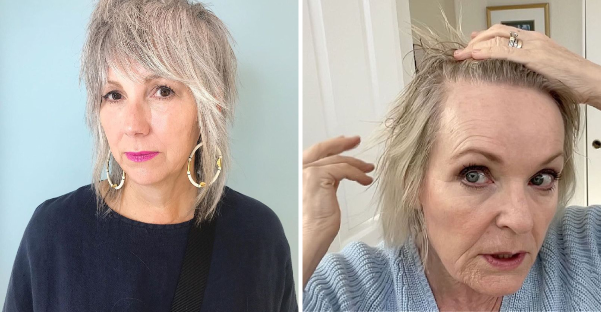 10 Haircuts That Weigh Down Fine Hair After 70 — And 10 Styling Errors That Make It Worse
