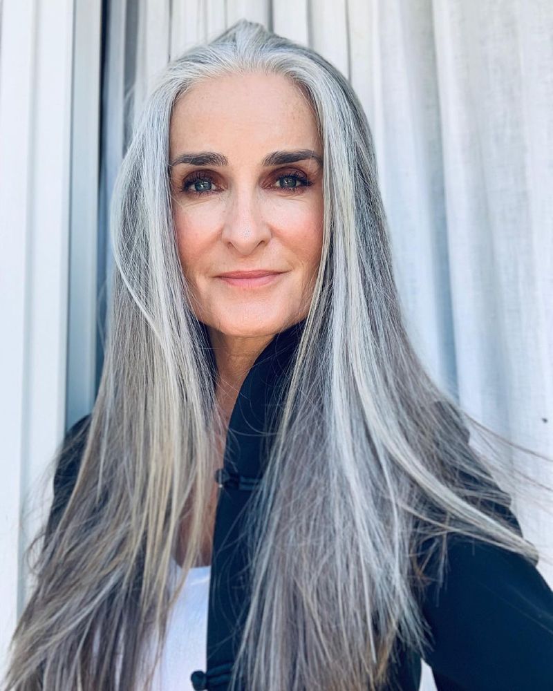 Stick-Straight Long Hair