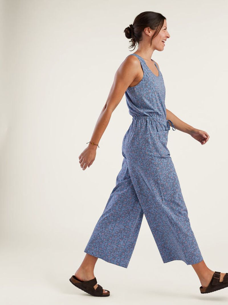 Packable Wide-Leg Jumpsuit