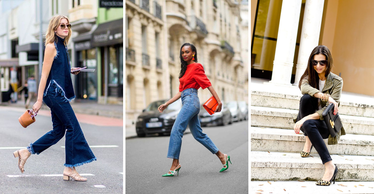 15 Chic Jeans-And-Heels Outfits That Prove The Combo Is Forever Cool