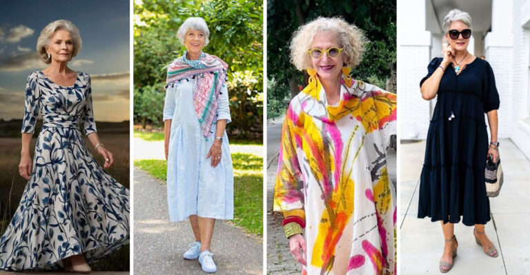 15 Gorgeous And Flattering Summer Dresses For Women Over 70