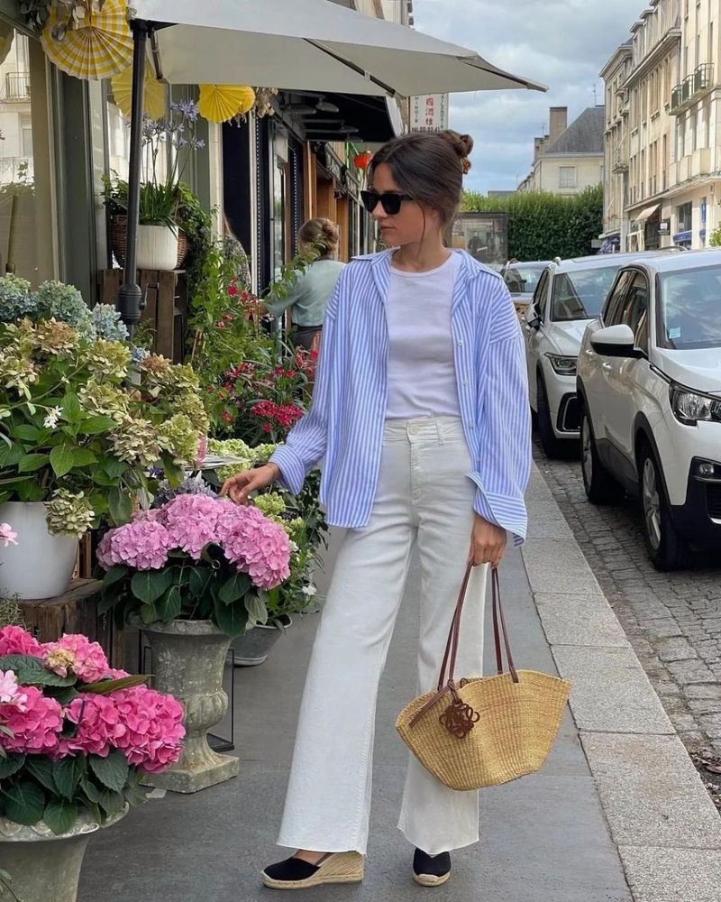 Oversized Linen Button-Down