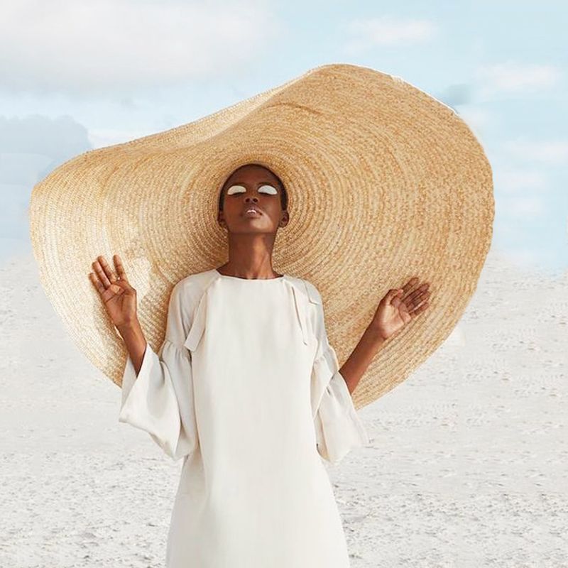 Oversized Straw Hats