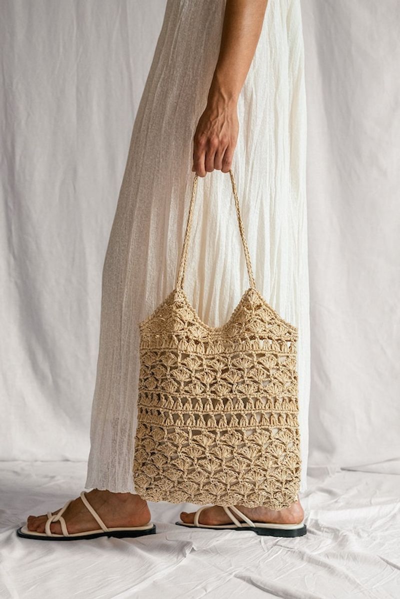 Woven Straw Tote